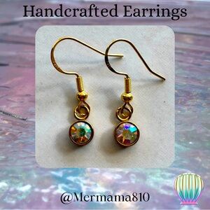 Elegant Gold Dangle Earrings